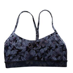 Lululemon Flow Y Bra Nulu *Light Support, B/C Cup Nightfall Blossom Multi - 6